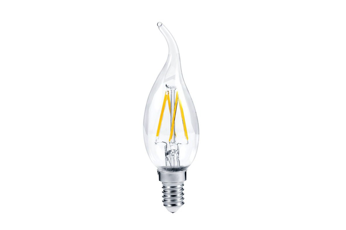 Лампа светодиодная LED-СВЕЧА НА ВЕТРУ-deco 5Вт 230В Е14 3000К 450Лм прозрачная IN HOME Лампа светодиодная LED-СВЕЧА НА ВЕТРУ-deco 5Вт 230В Е14 3000К 450Лм прозрачная IN HOME